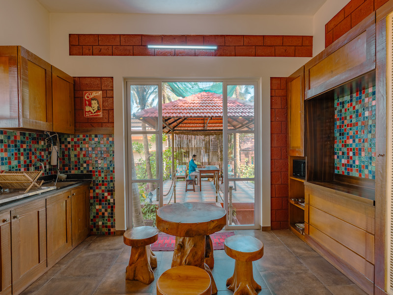 Ground Floor hall with extension to Open Sit Out