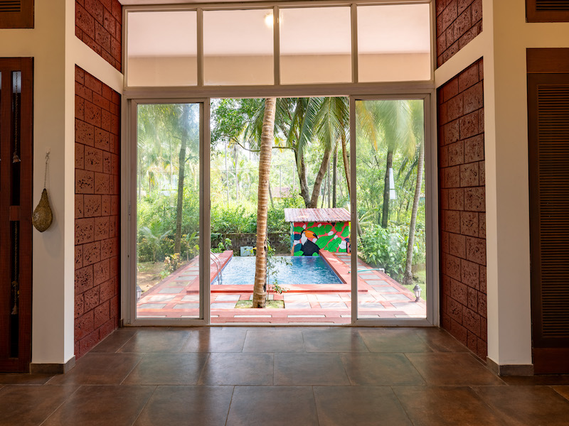 Ground Floor Hall extending to the Swimming Pool