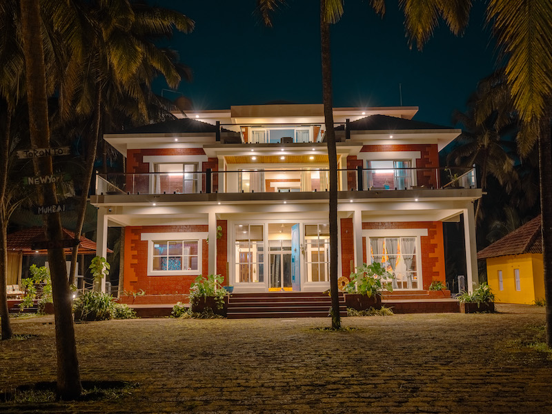 Night view building